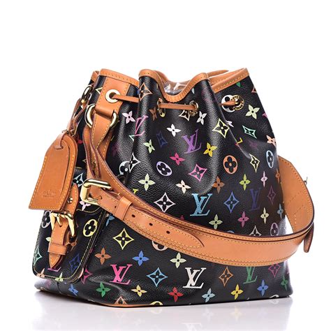 louis vuitton multicolor petit noe noir black|Petit Noé Monogram .